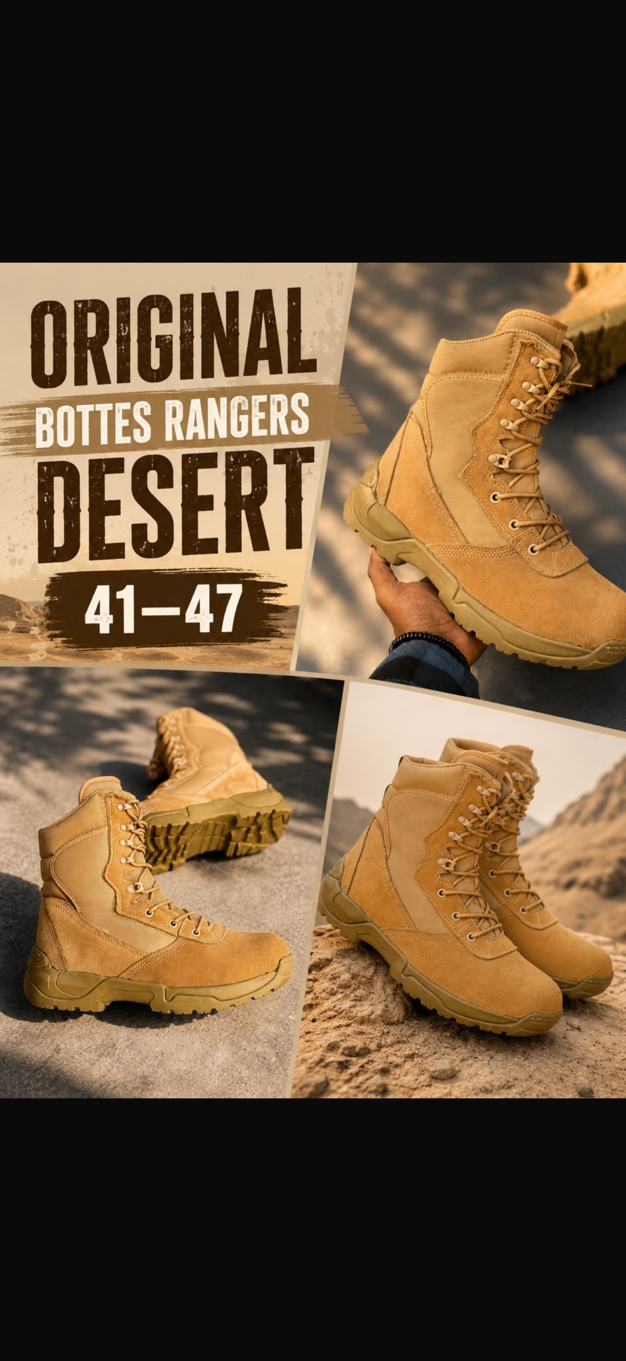 BOTTES RANGERS DESERT
